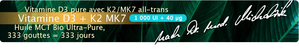 Vitamine D3 + K2 MK7, 1 000 UI + 40 µg (10 ml)