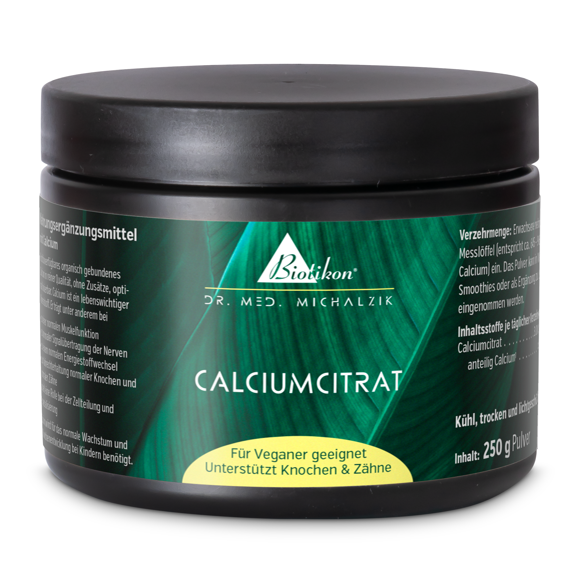 Poudre de citrate de calcium