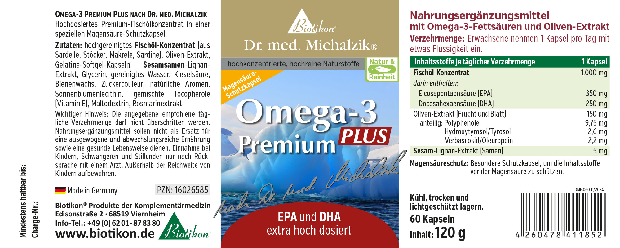 Oméga 3 prémium PLUS